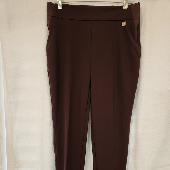 Anne Klein Brown Casual Pants - Picture 1 of 8